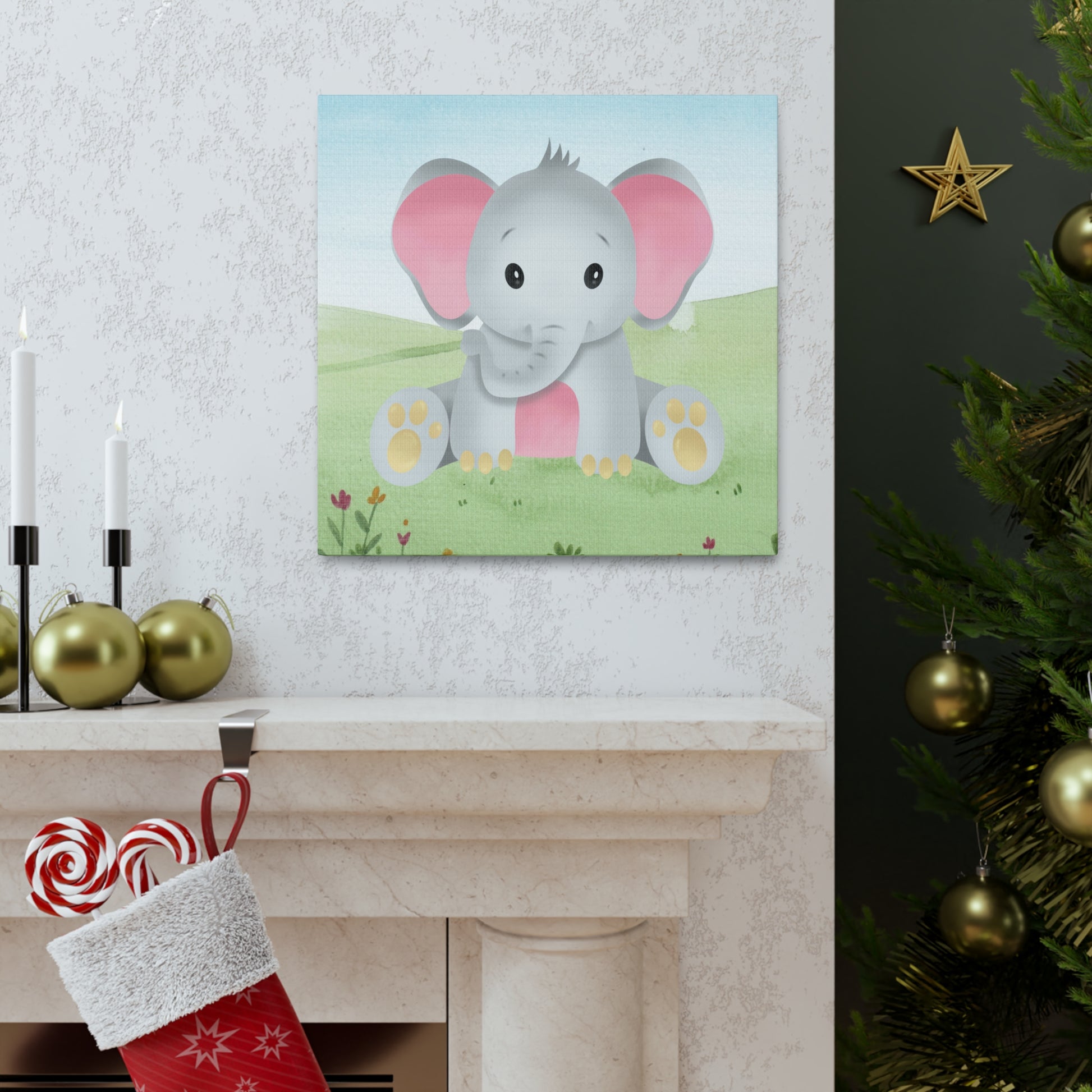 "Baby Elephant" Wall Art - Weave Got Gifts - Unique Gifts You Won’t Find Anywhere Else!