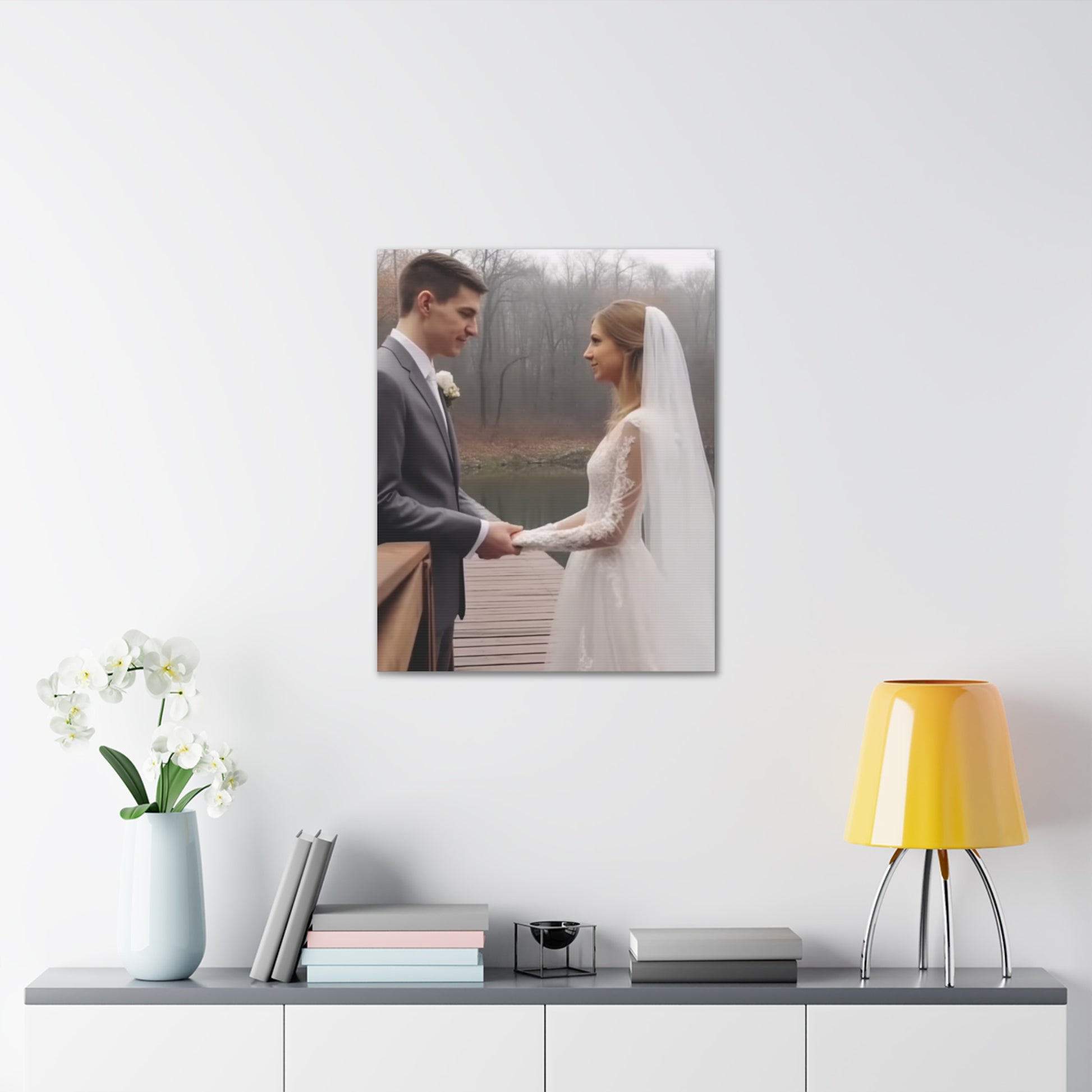 "Wedding Day" Custom Photo Wall Print - Weave Got Gifts - Unique Gifts You Won’t Find Anywhere Else!