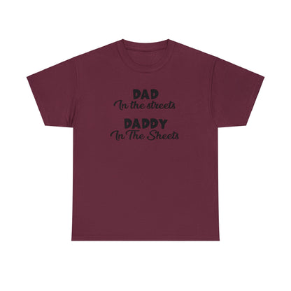 Bold and playful daddy t-shirt for confident men.
