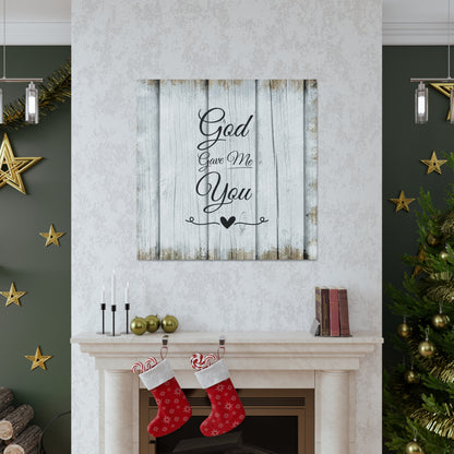 "God Gave Me You" Wall Art - Weave Got Gifts - Unique Gifts You Won’t Find Anywhere Else!
