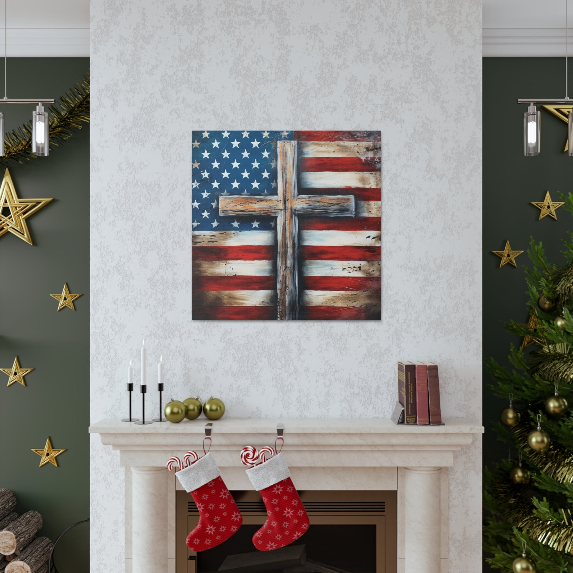 "Faith & Freedom" Wall Art - Weave Got Gifts - Unique Gifts You Won’t Find Anywhere Else!