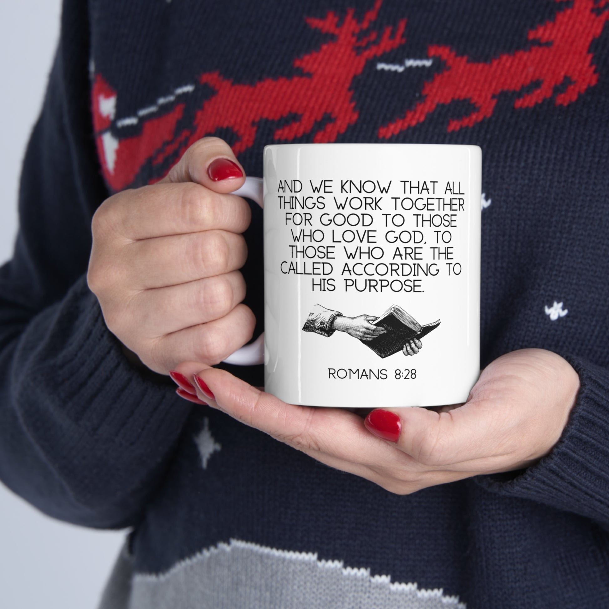 "Romans 8:28" Coffee Mug - Weave Got Gifts - Unique Gifts You Won’t Find Anywhere Else!