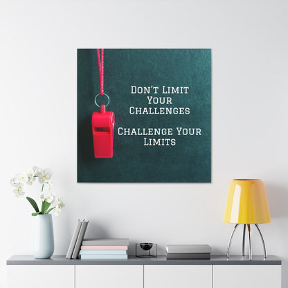 "Don't Limit Your Challenges" Wall Art - Weave Got Gifts - Unique Gifts You Won’t Find Anywhere Else!