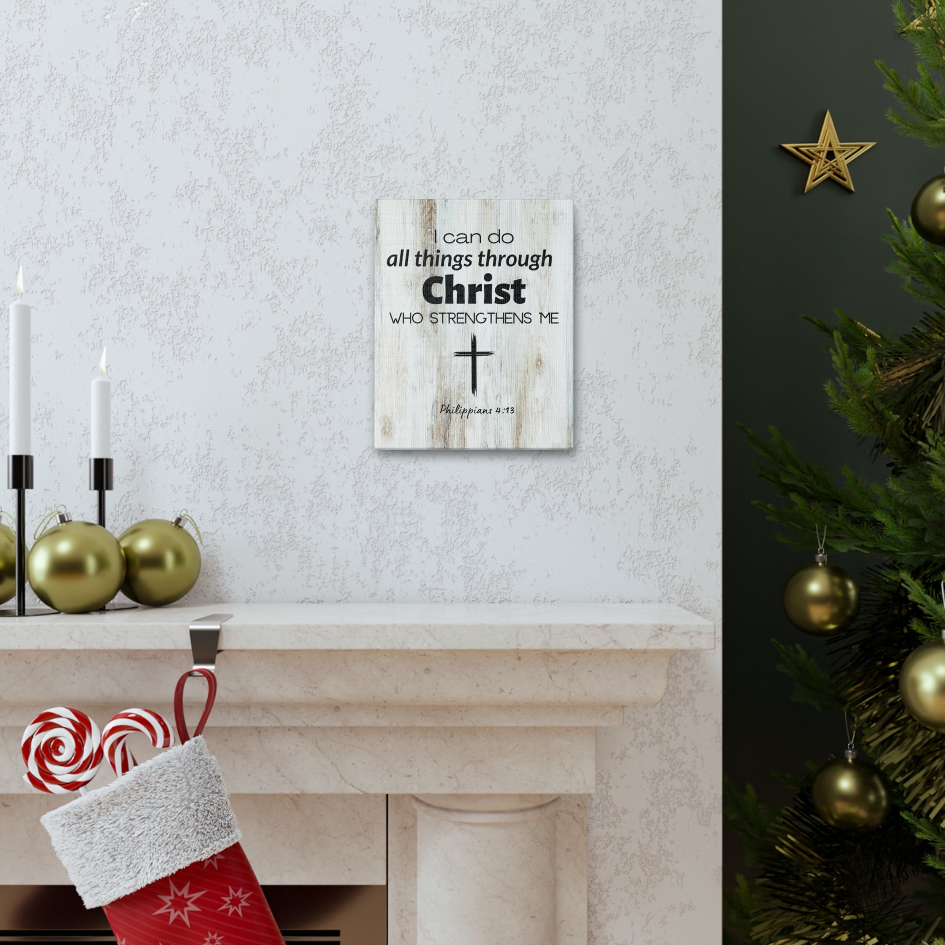 "I Can Do All Things Through Christ" Wall Print - Weave Got Gifts - Unique Gifts You Won’t Find Anywhere Else!