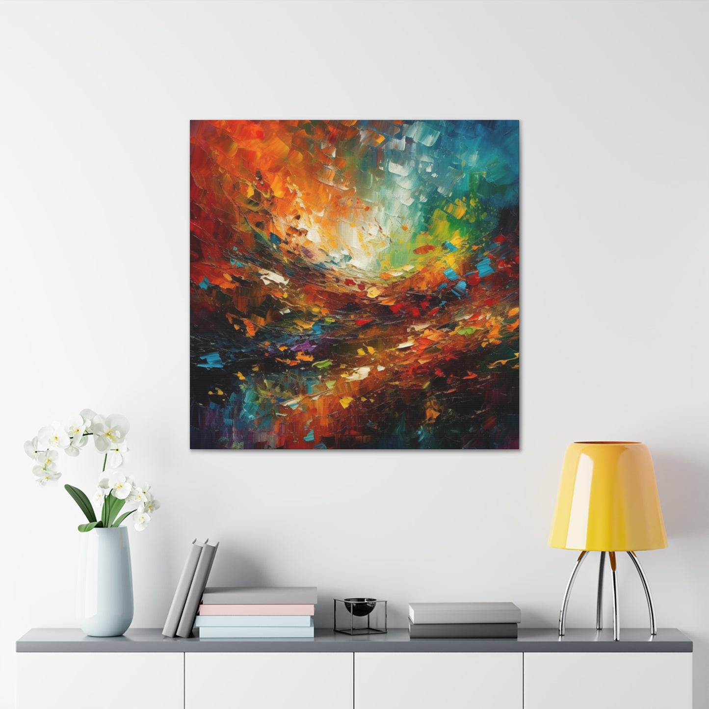 "Colorful Abstract Painting" Wall Art - Weave Got Gifts - Unique Gifts You Won’t Find Anywhere Else!