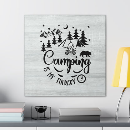 "Camping Is My Therapy" Wall Art - Weave Got Gifts - Unique Gifts You Won’t Find Anywhere Else!