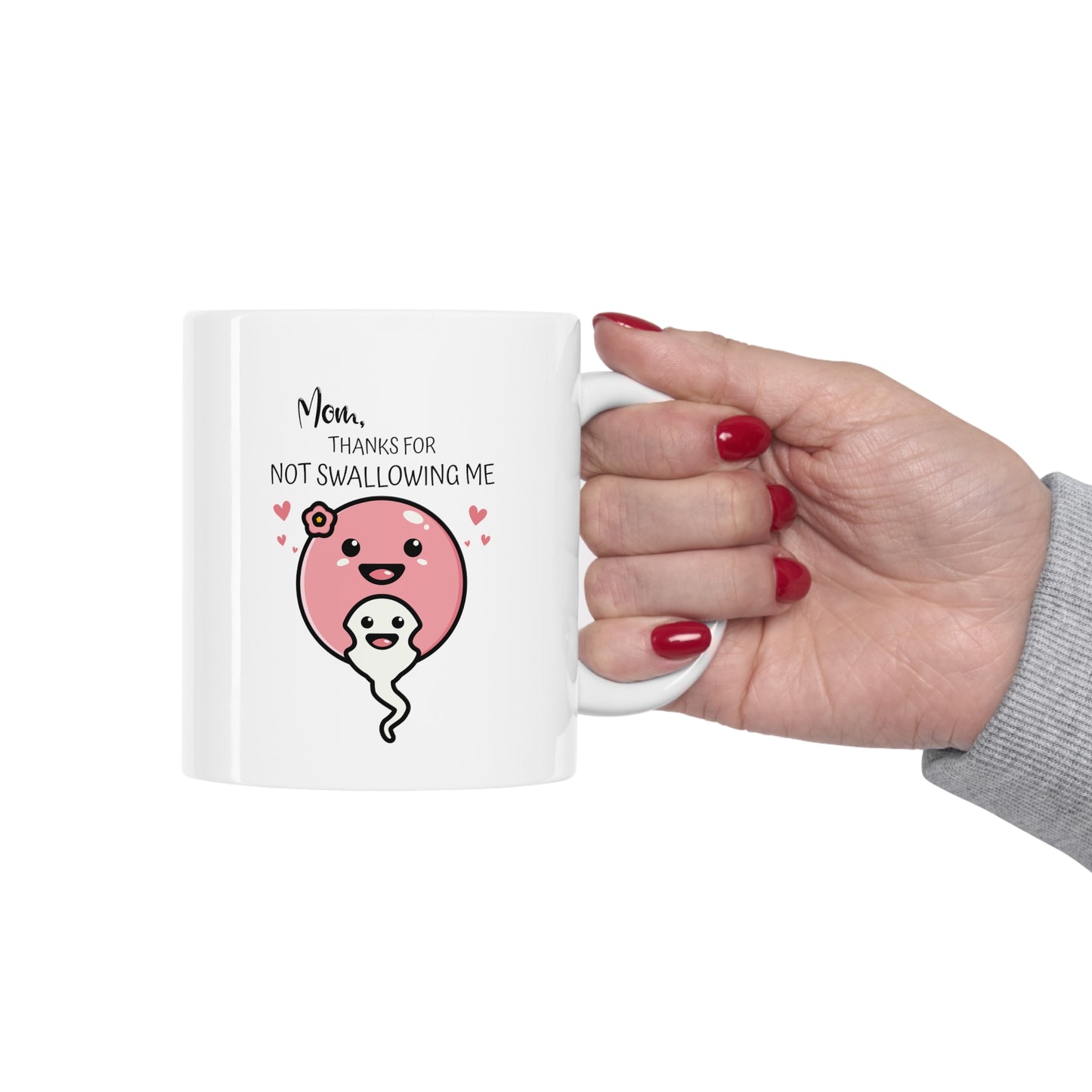 "Mom, Thanks For Not Swallowing Me" Coffee Mug - Weave Got Gifts - Unique Gifts You Won’t Find Anywhere Else!
