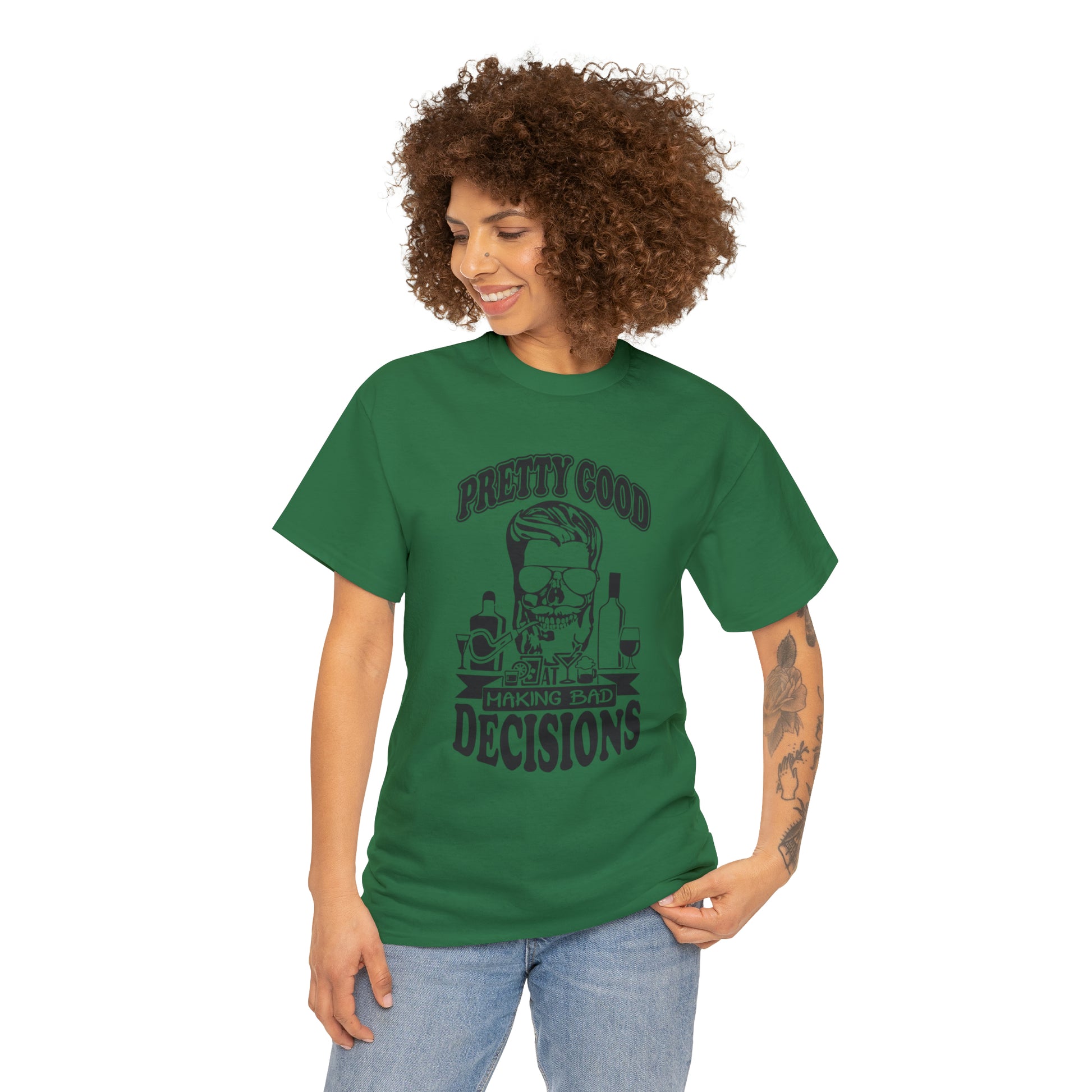 "Pretty Good At Making Bad Decisions" T-Shirt - Weave Got Gifts - Unique Gifts You Won’t Find Anywhere Else!
