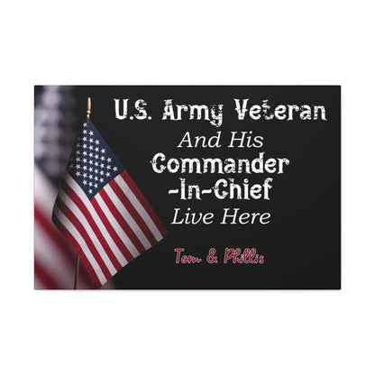 Custom "US Army Veteran" Wall Art - Weave Got Gifts - Unique Gifts You Won’t Find Anywhere Else!