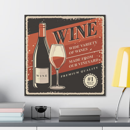 "Premium Quality Wine" Wall Art - Weave Got Gifts - Unique Gifts You Won’t Find Anywhere Else!