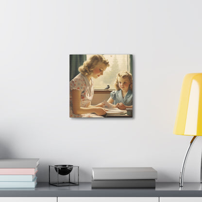 "Vintage Mother-Daughter Bond" Wall Art - Weave Got Gifts - Unique Gifts You Won’t Find Anywhere Else!