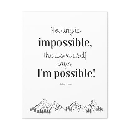 "Nothing Is Impossible" Wall Art - Weave Got Gifts - Unique Gifts You Won’t Find Anywhere Else!