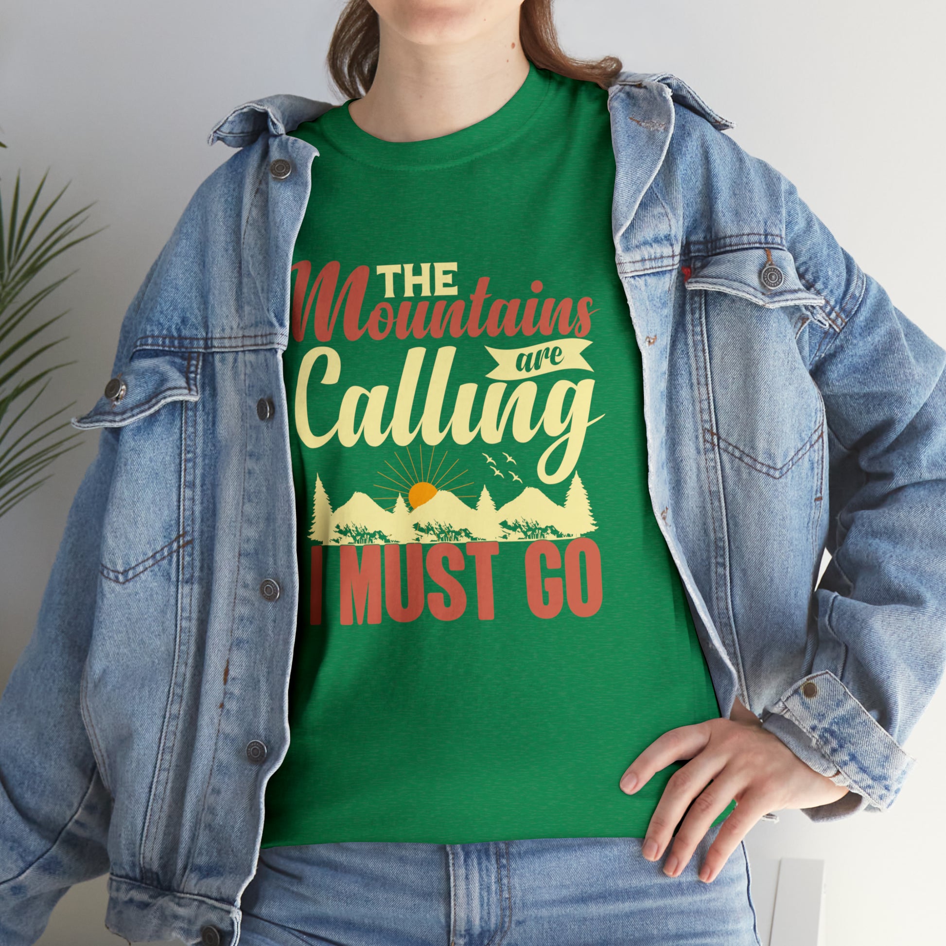 "The Mountains Are Calling" T-Shirt - Weave Got Gifts - Unique Gifts You Won’t Find Anywhere Else!