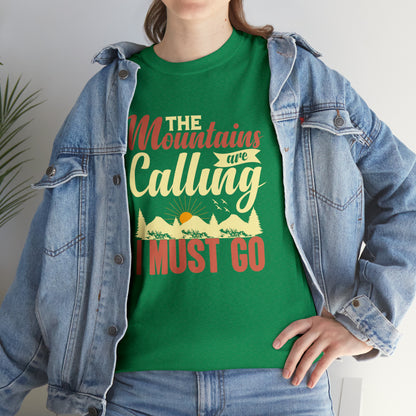 "The Mountains Are Calling" T-Shirt - Weave Got Gifts - Unique Gifts You Won’t Find Anywhere Else!