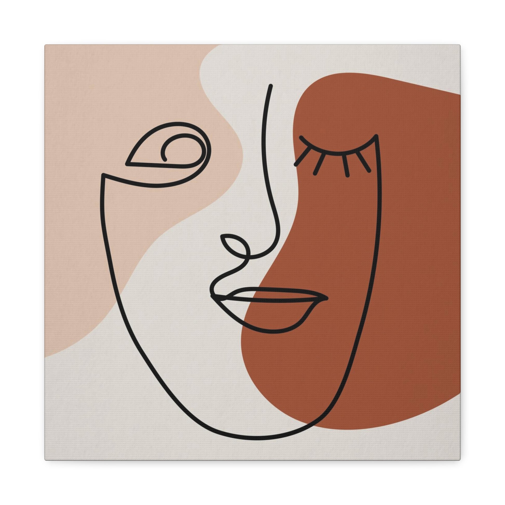 "Abstract Face Art" Wall Sign - Weave Got Gifts - Unique Gifts You Won’t Find Anywhere Else!