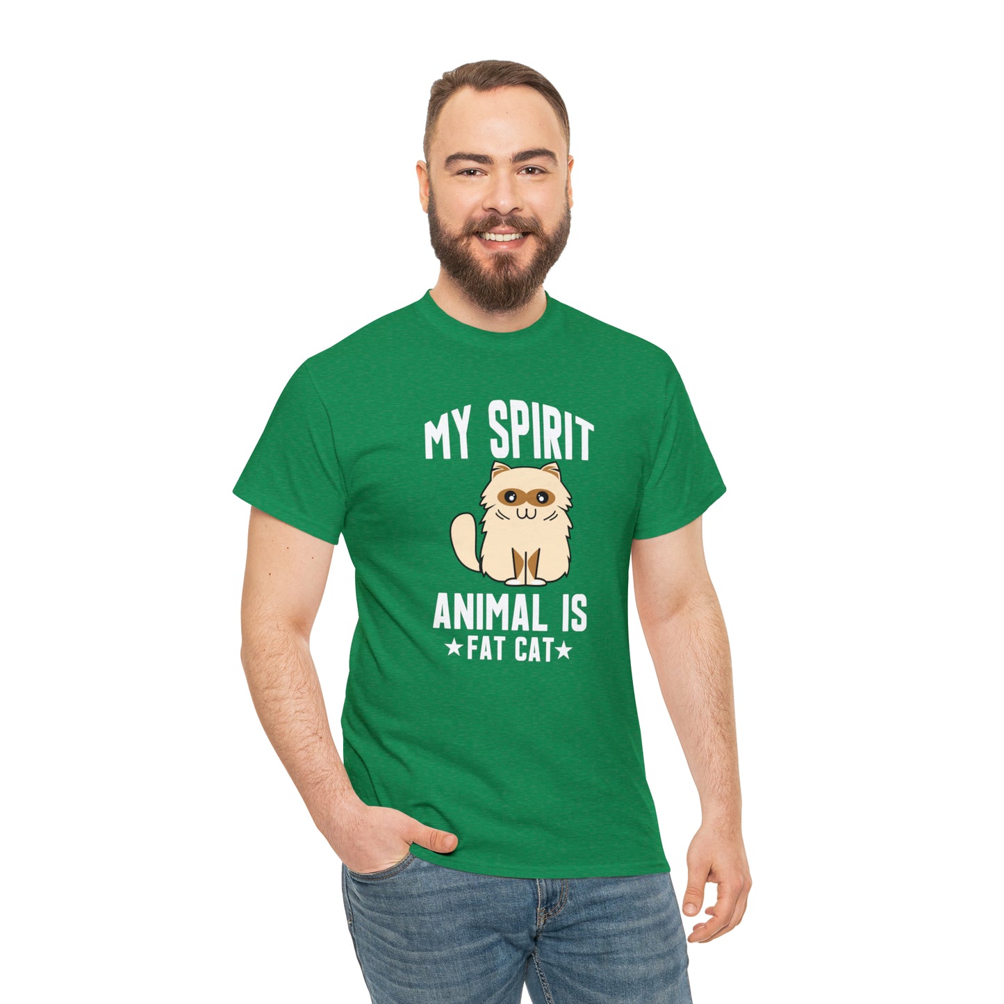 "Fat Cat Spirit Animal" T-Shirt - Weave Got Gifts - Unique Gifts You Won’t Find Anywhere Else!