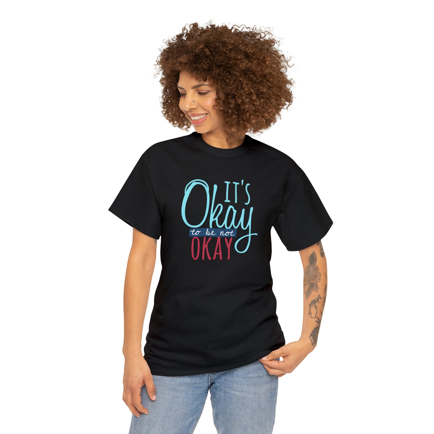 "It's Okay To Be Not Okay" T-Shirt - Weave Got Gifts - Unique Gifts You Won’t Find Anywhere Else!