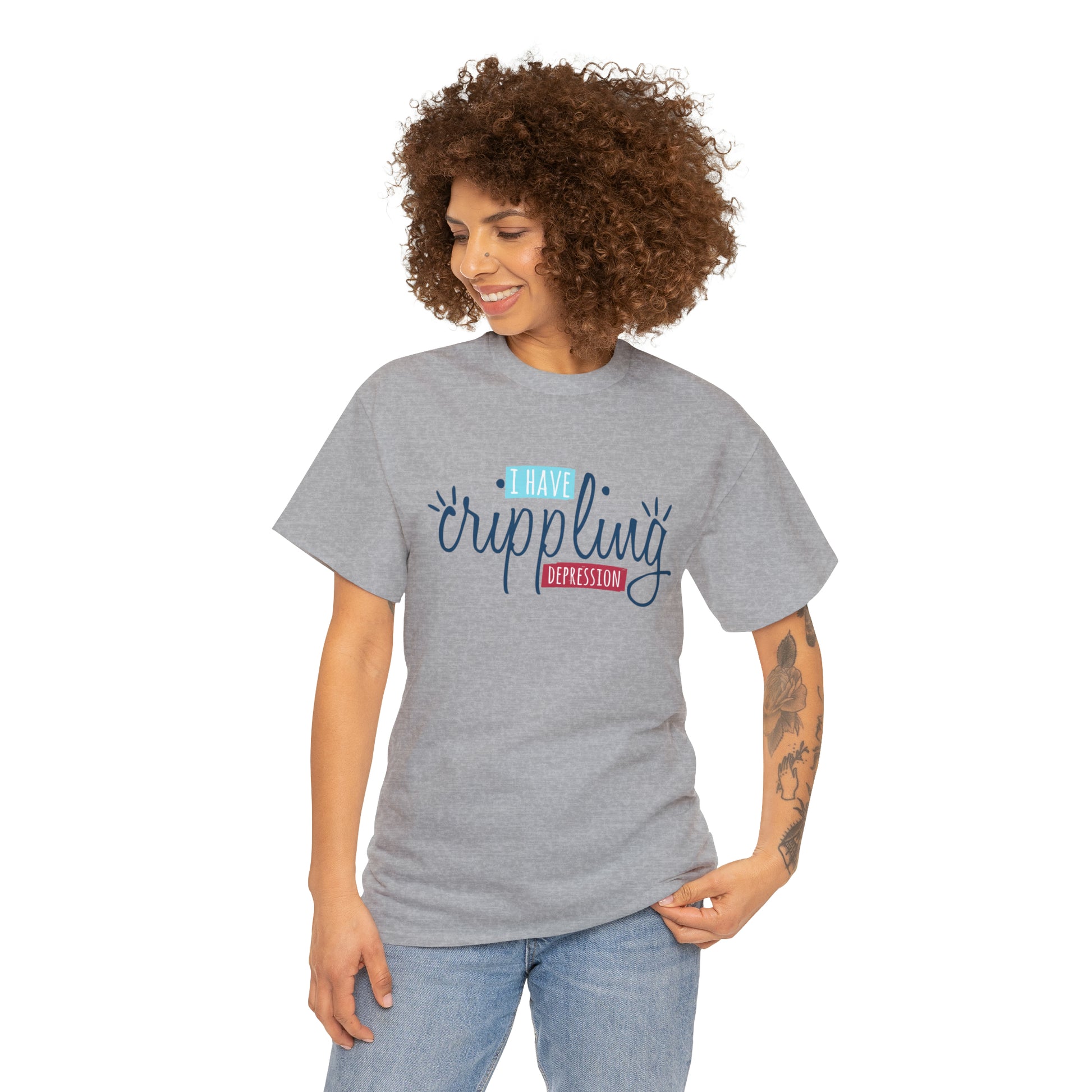 "I Have Crippling Depression" T-Shirt - Weave Got Gifts - Unique Gifts You Won’t Find Anywhere Else!
