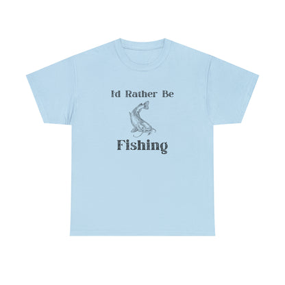 "Id Rather Be Fishing" T-Shirt - Weave Got Gifts - Unique Gifts You Won’t Find Anywhere Else!