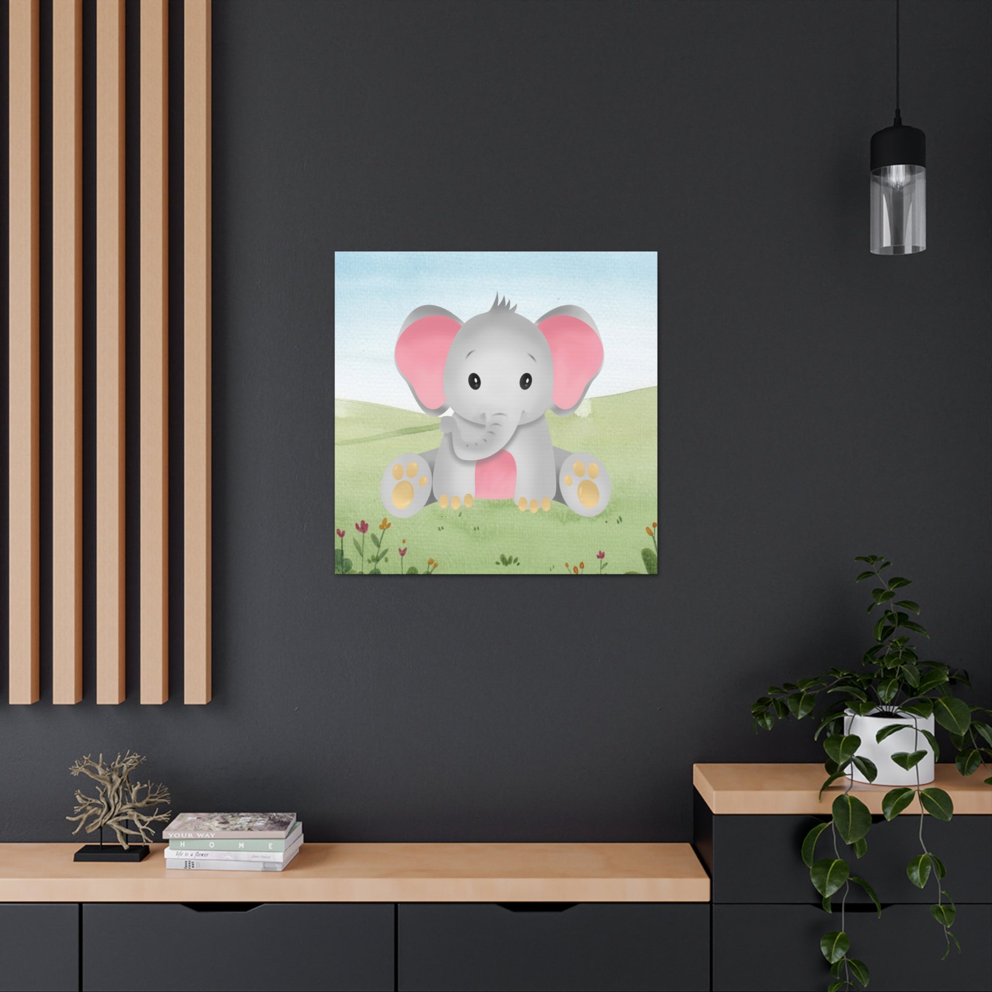 "Baby Elephant" Wall Art - Weave Got Gifts - Unique Gifts You Won’t Find Anywhere Else!