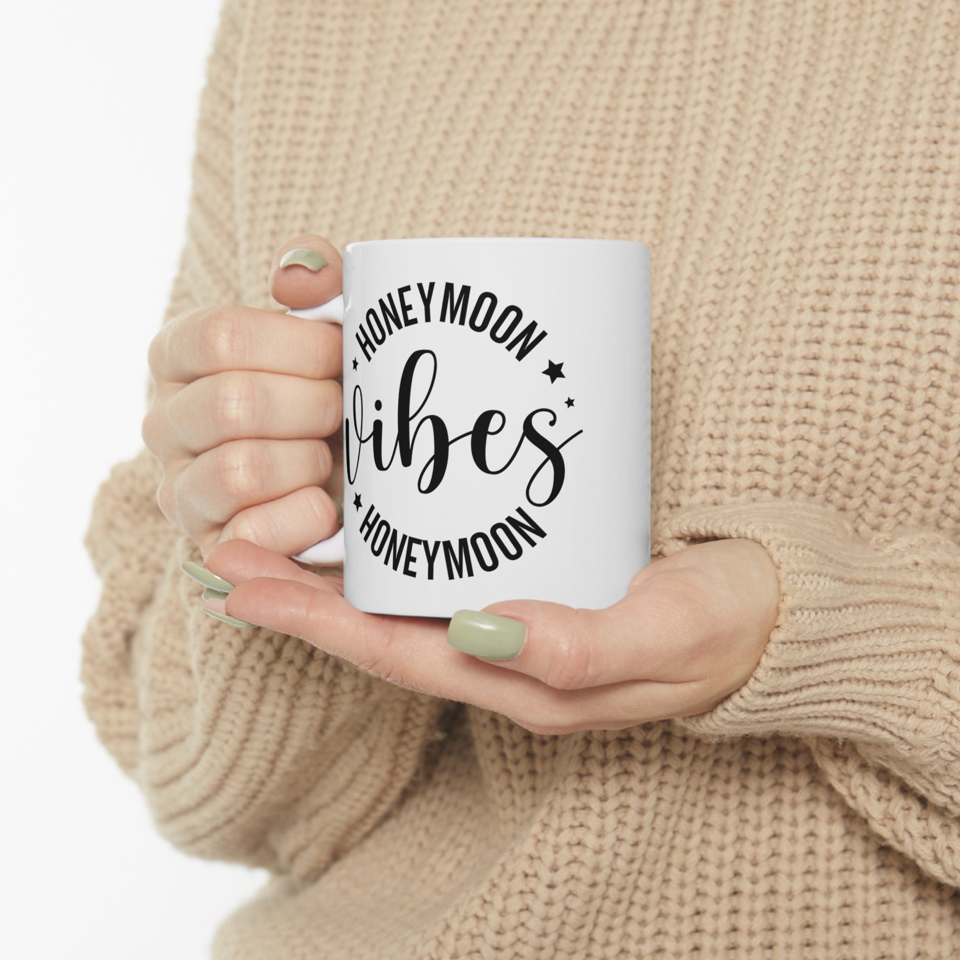 Honeymoon keepsake coffee mug
