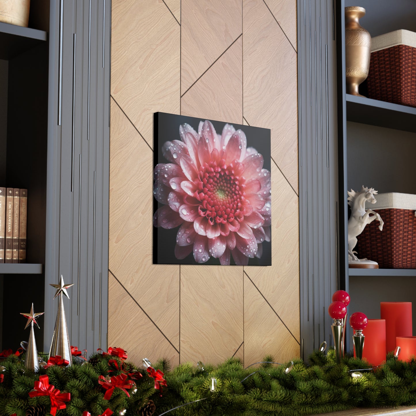 "Beautiful Pink Flower Up Close" Wall Art - Weave Got Gifts - Unique Gifts You Won’t Find Anywhere Else!