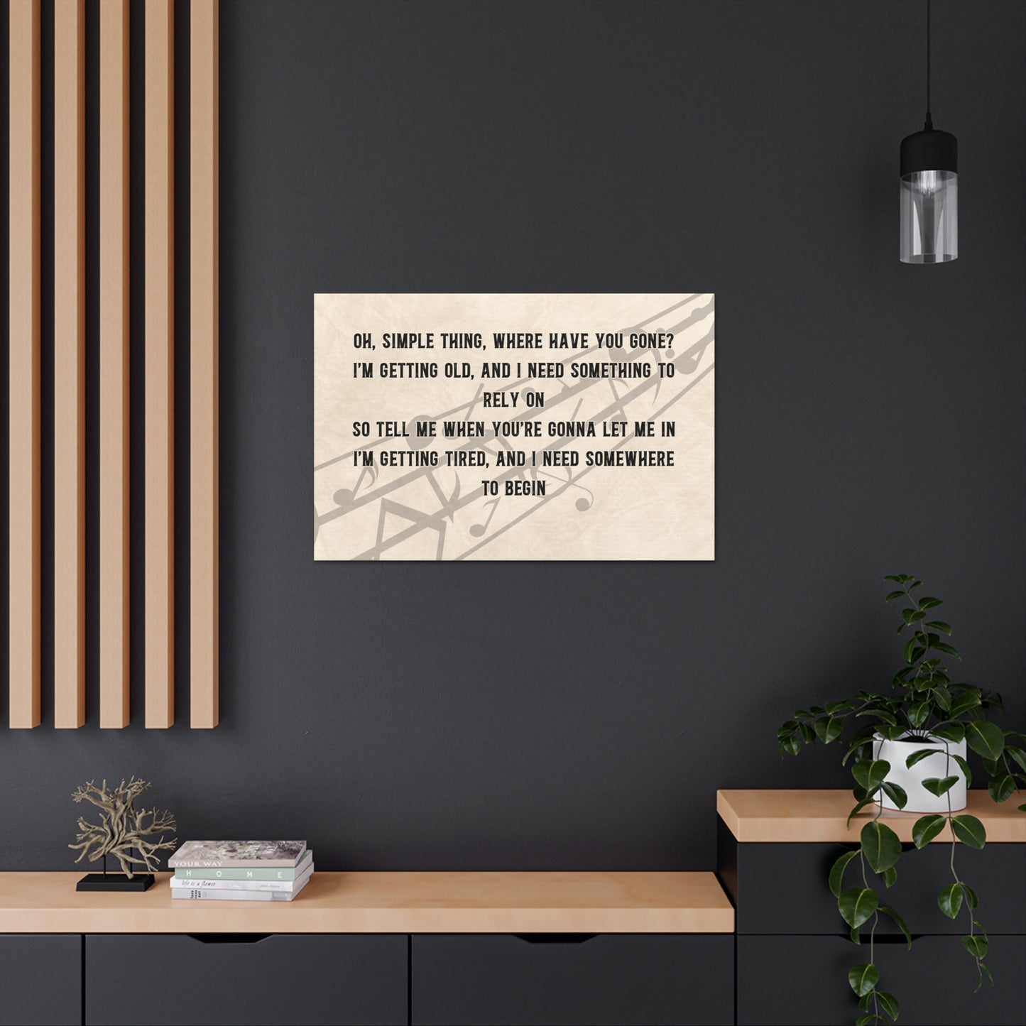 "Custom Song Lyrics" Wall Art - Weave Got Gifts - Unique Gifts You Won’t Find Anywhere Else!