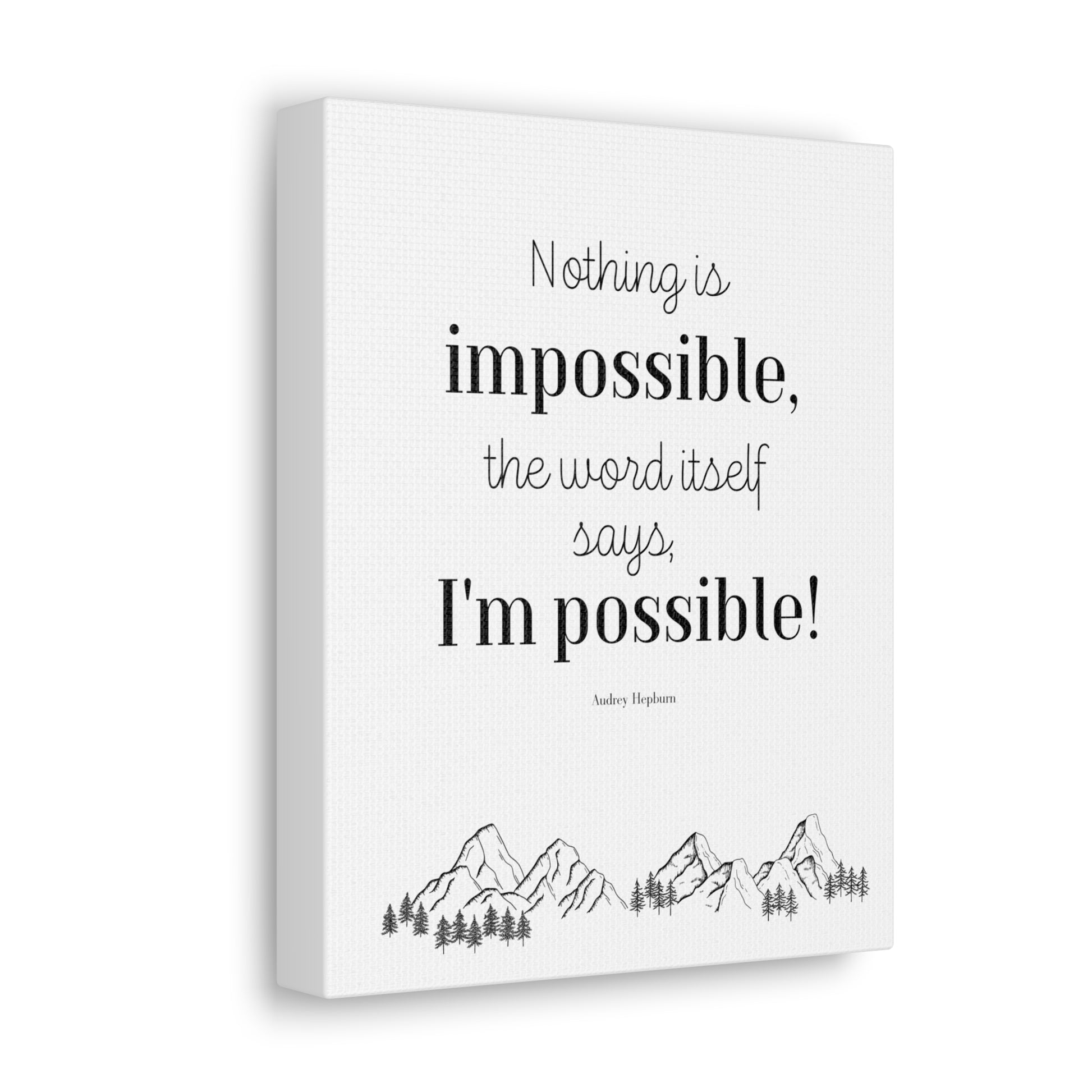 "Nothing Is Impossible" Wall Art - Weave Got Gifts - Unique Gifts You Won’t Find Anywhere Else!