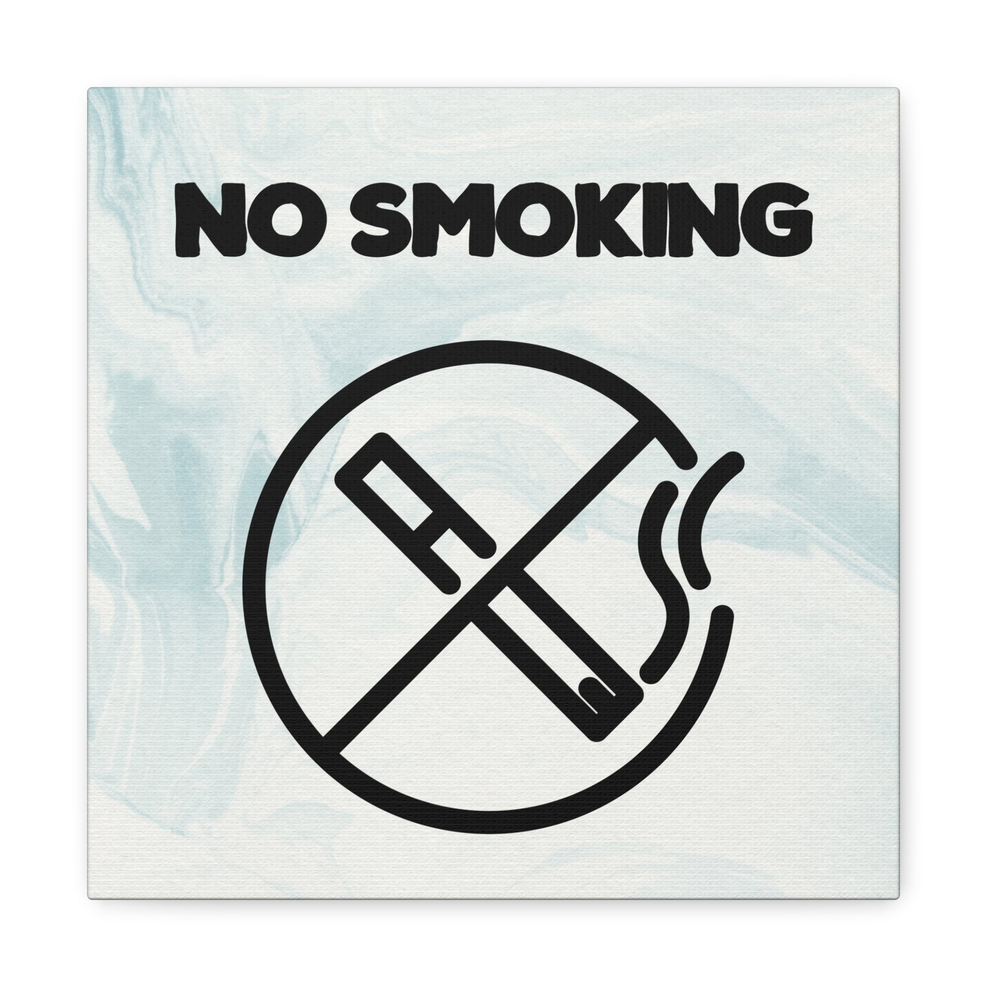 Bold no smoking wall sign
