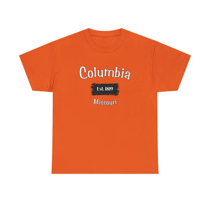 High-quality custom t-shirt celebrating Columbia Missouri’s history
