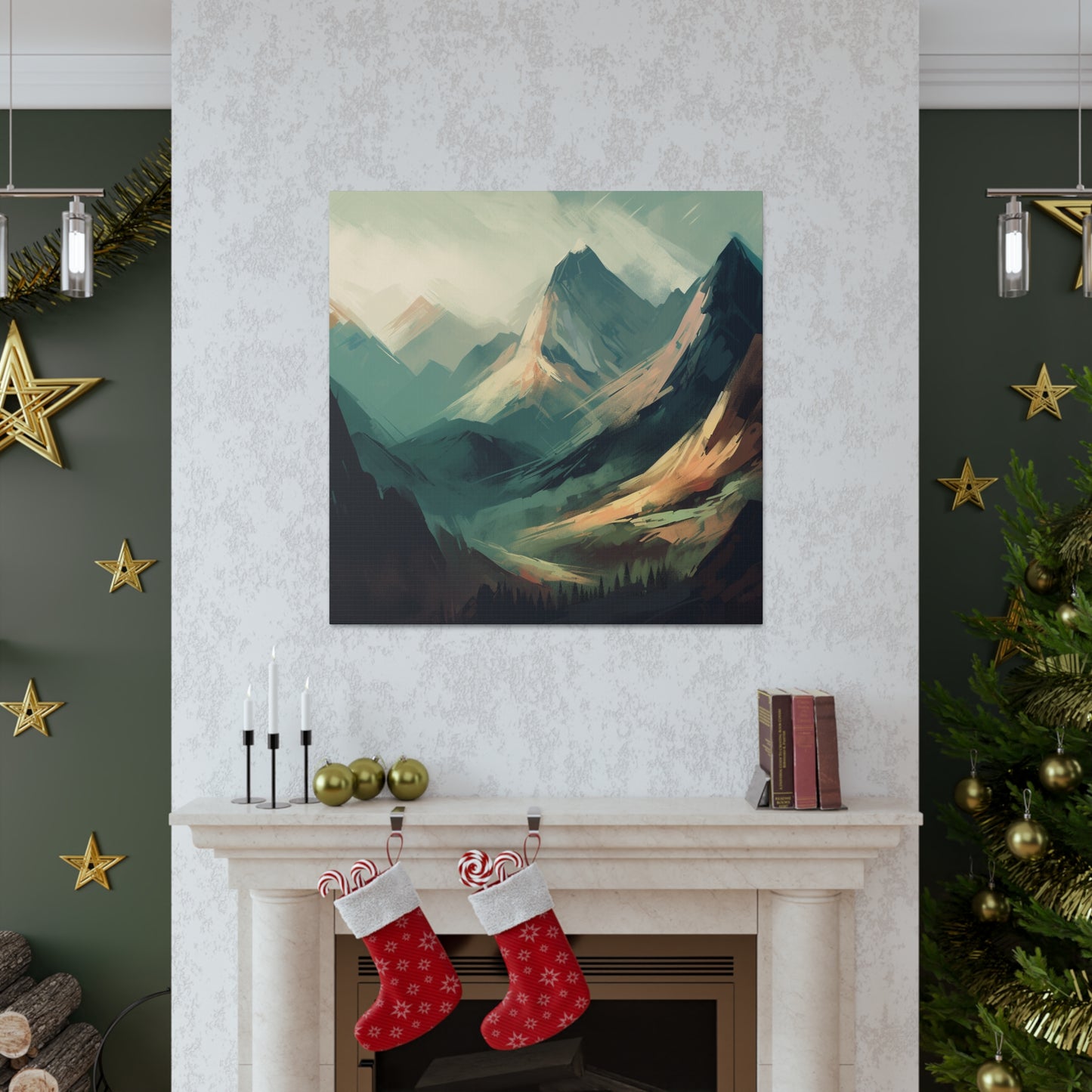 "Colorful Mountains" Wall Art - Weave Got Gifts - Unique Gifts You Won’t Find Anywhere Else!