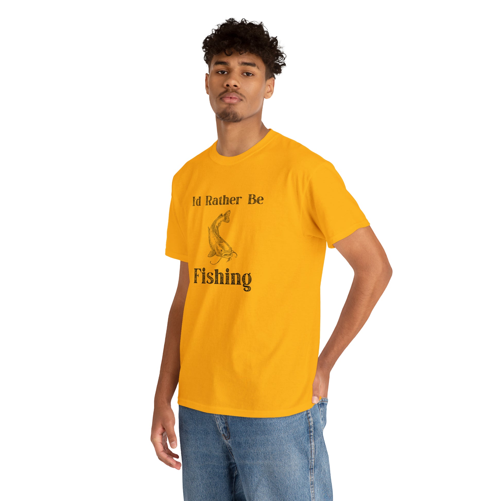 "Id Rather Be Fishing" T-Shirt - Weave Got Gifts - Unique Gifts You Won’t Find Anywhere Else!