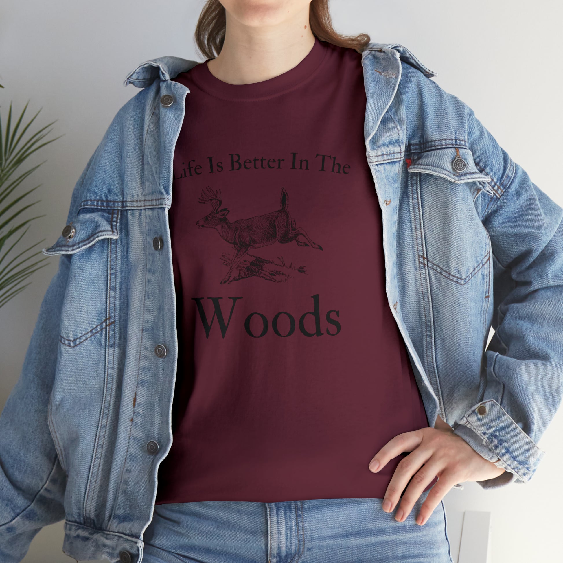 "Life Is Better In The Woods" T-Shirt - Weave Got Gifts - Unique Gifts You Won’t Find Anywhere Else!
