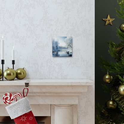 "Winter Wonderland By The Creek" Wall Art - Weave Got Gifts - Unique Gifts You Won’t Find Anywhere Else!