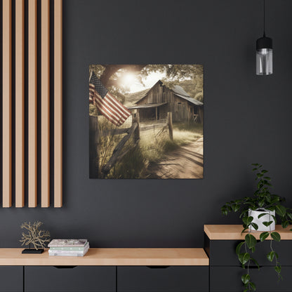 "Rustic American Farm" Wall Art - Weave Got Gifts - Unique Gifts You Won’t Find Anywhere Else!