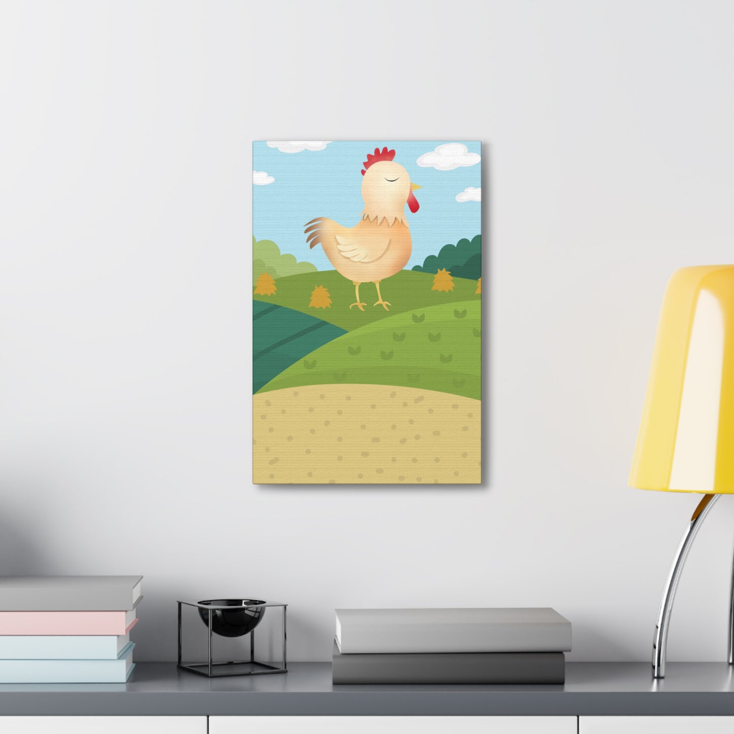 "Farm Chicken" Canvas Wall Art - Weave Got Gifts - Unique Gifts You Won’t Find Anywhere Else!