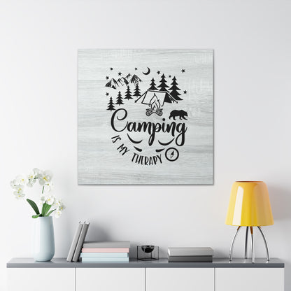 "Camping Is My Therapy" Wall Art - Weave Got Gifts - Unique Gifts You Won’t Find Anywhere Else!