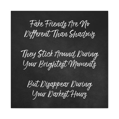 "Fake Friends" Wall Art - Weave Got Gifts - Unique Gifts You Won’t Find Anywhere Else!