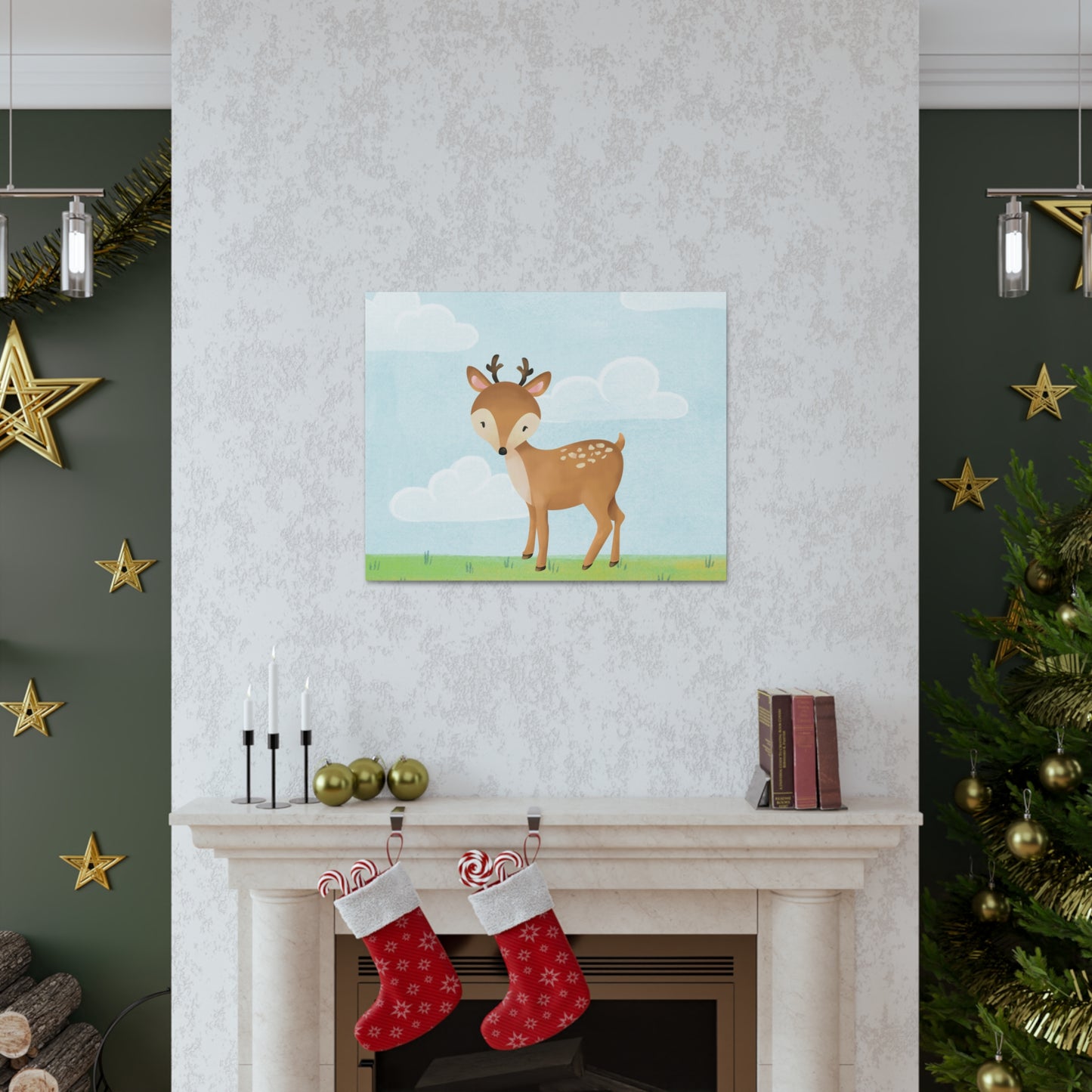 "Baby Deer" Wall Art - Weave Got Gifts - Unique Gifts You Won’t Find Anywhere Else!