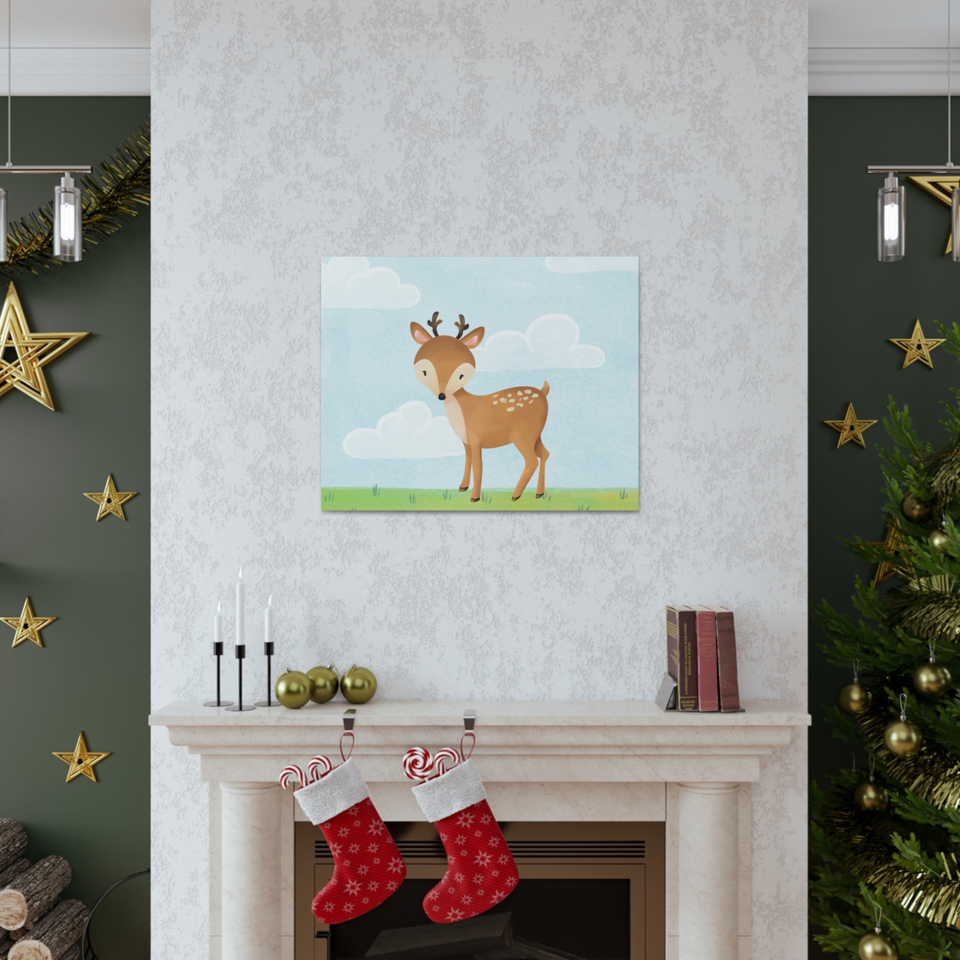 "Baby Deer" Wall Art - Weave Got Gifts - Unique Gifts You Won’t Find Anywhere Else!