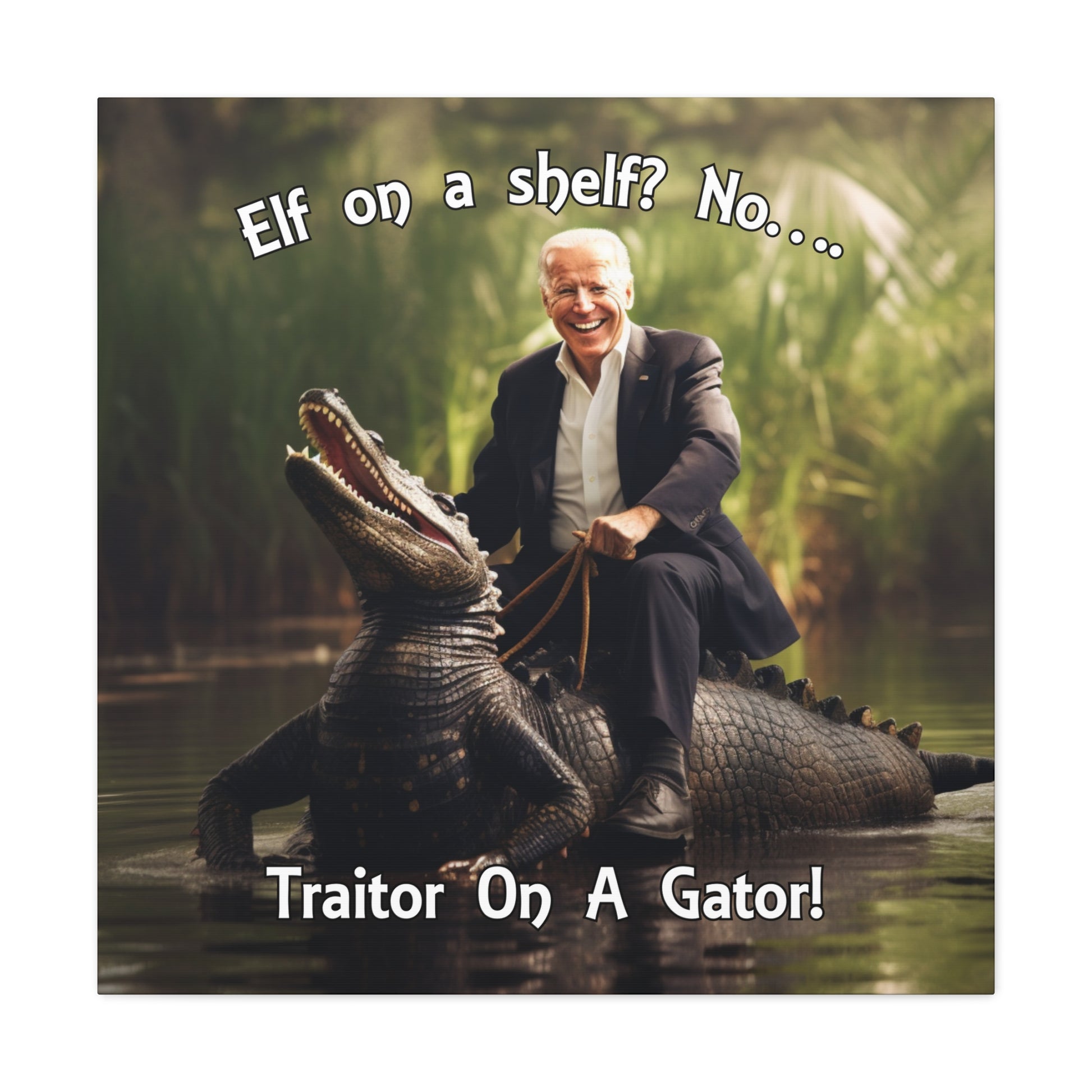 "Traitor On A Gator" Wall Art - Weave Got Gifts - Unique Gifts You Won’t Find Anywhere Else!