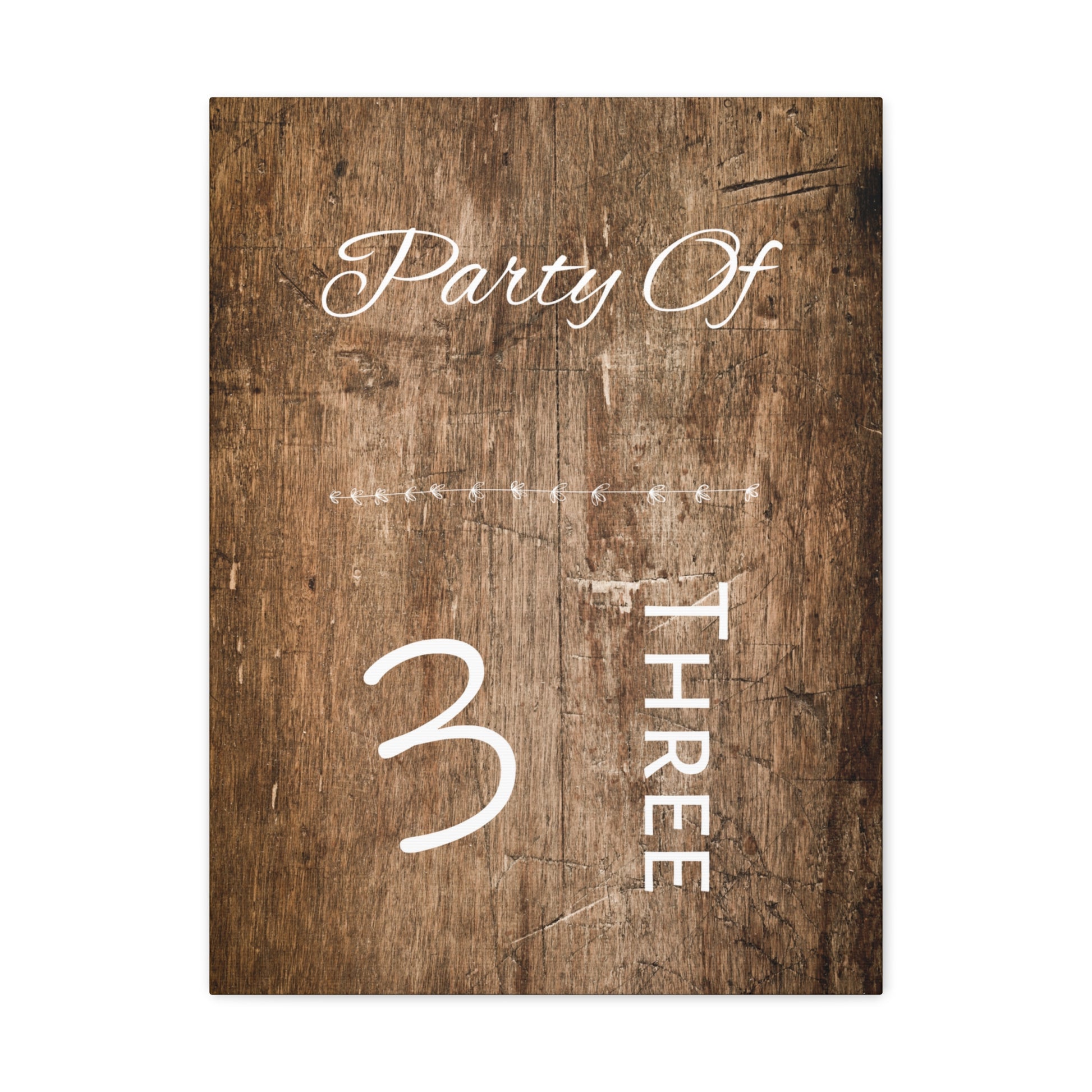 "Party Of 3" Wall Art - Weave Got Gifts - Unique Gifts You Won’t Find Anywhere Else!