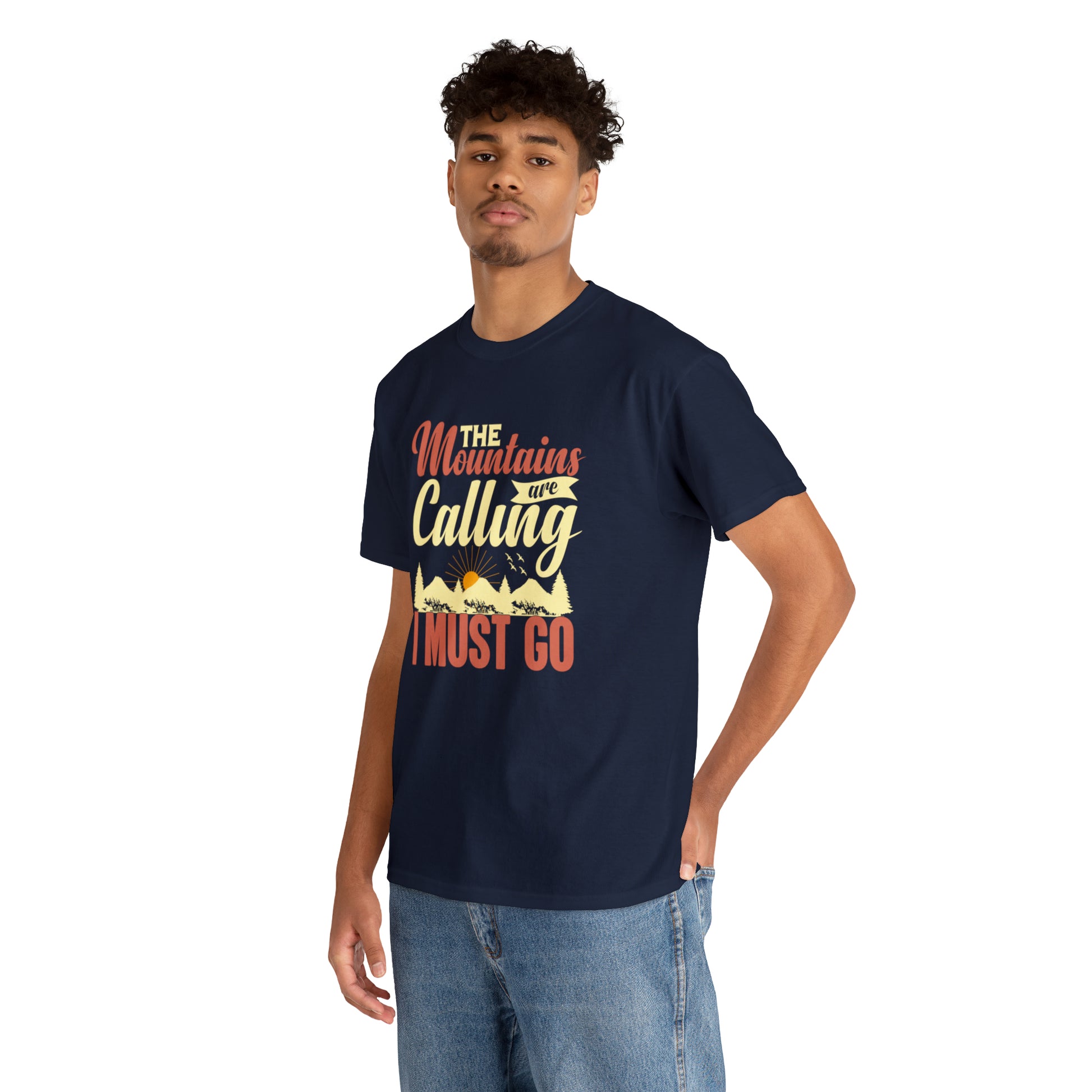 "The Mountains Are Calling" T-Shirt - Weave Got Gifts - Unique Gifts You Won’t Find Anywhere Else!