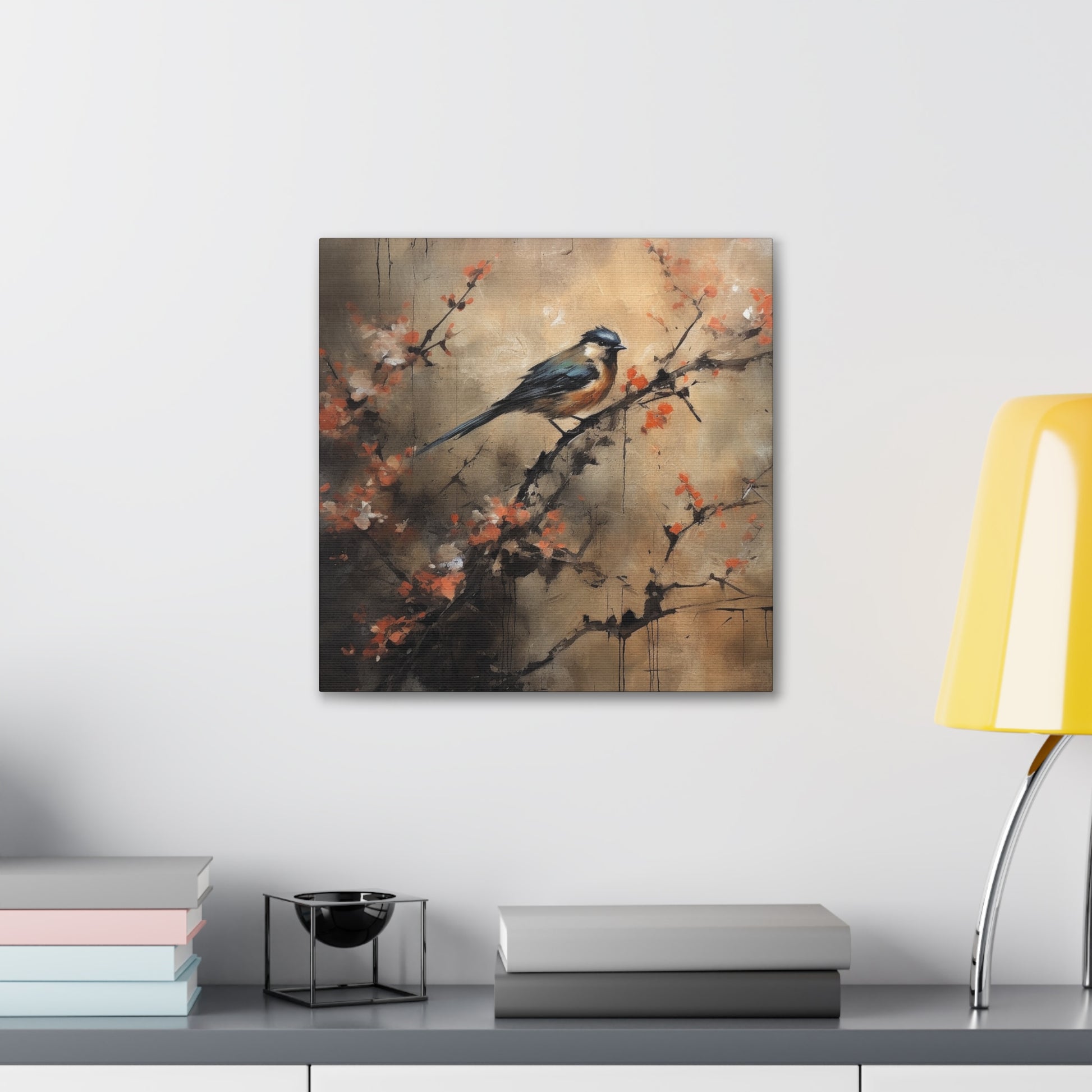 "Bird In Nature Wabi Sabi" Wall Art - Weave Got Gifts - Unique Gifts You Won’t Find Anywhere Else!