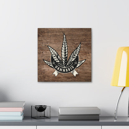 "Vintage Cannabis" Wall Art - Weave Got Gifts - Unique Gifts You Won’t Find Anywhere Else!