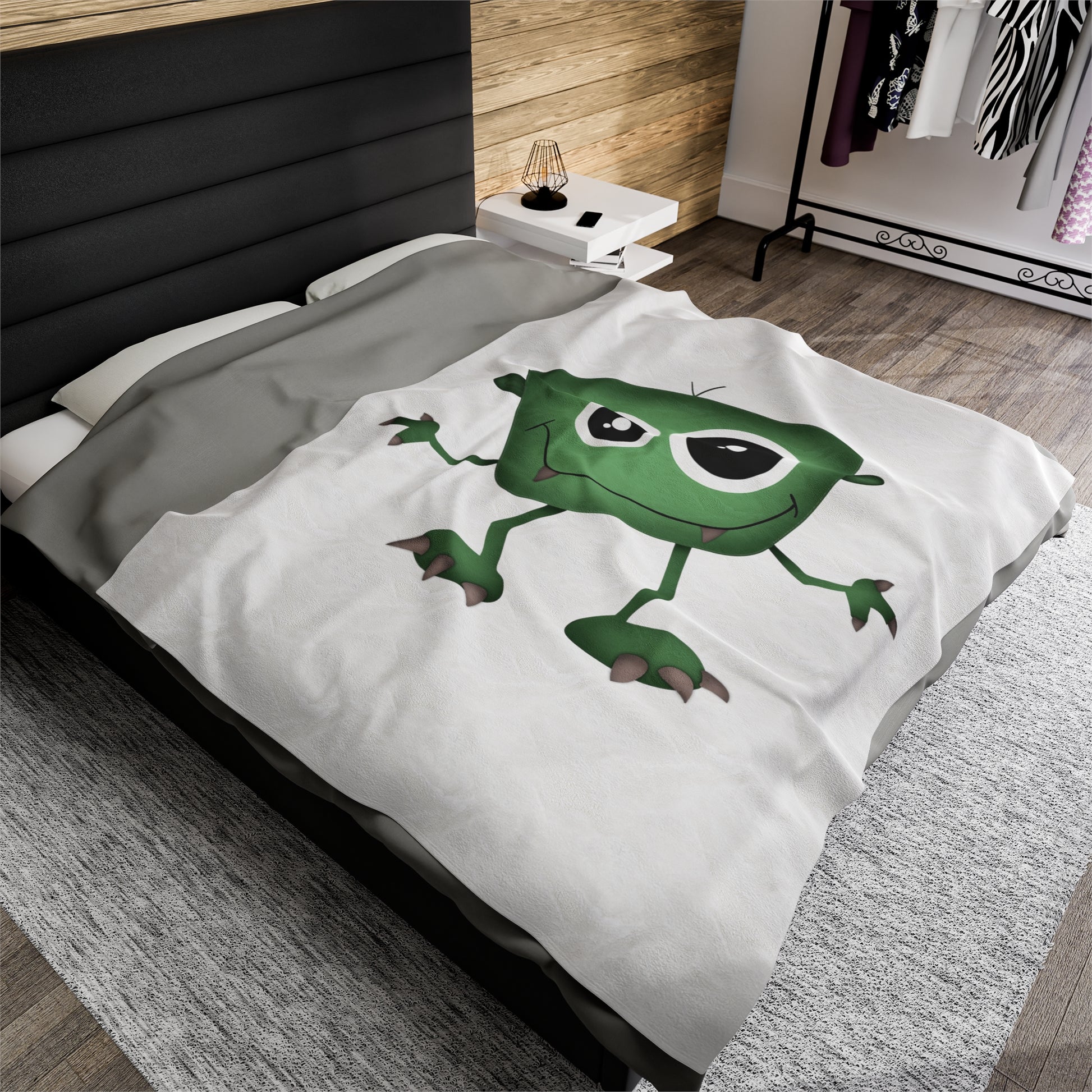 "Green Monster" Plush Blanket - Weave Got Gifts - Unique Gifts You Won’t Find Anywhere Else!