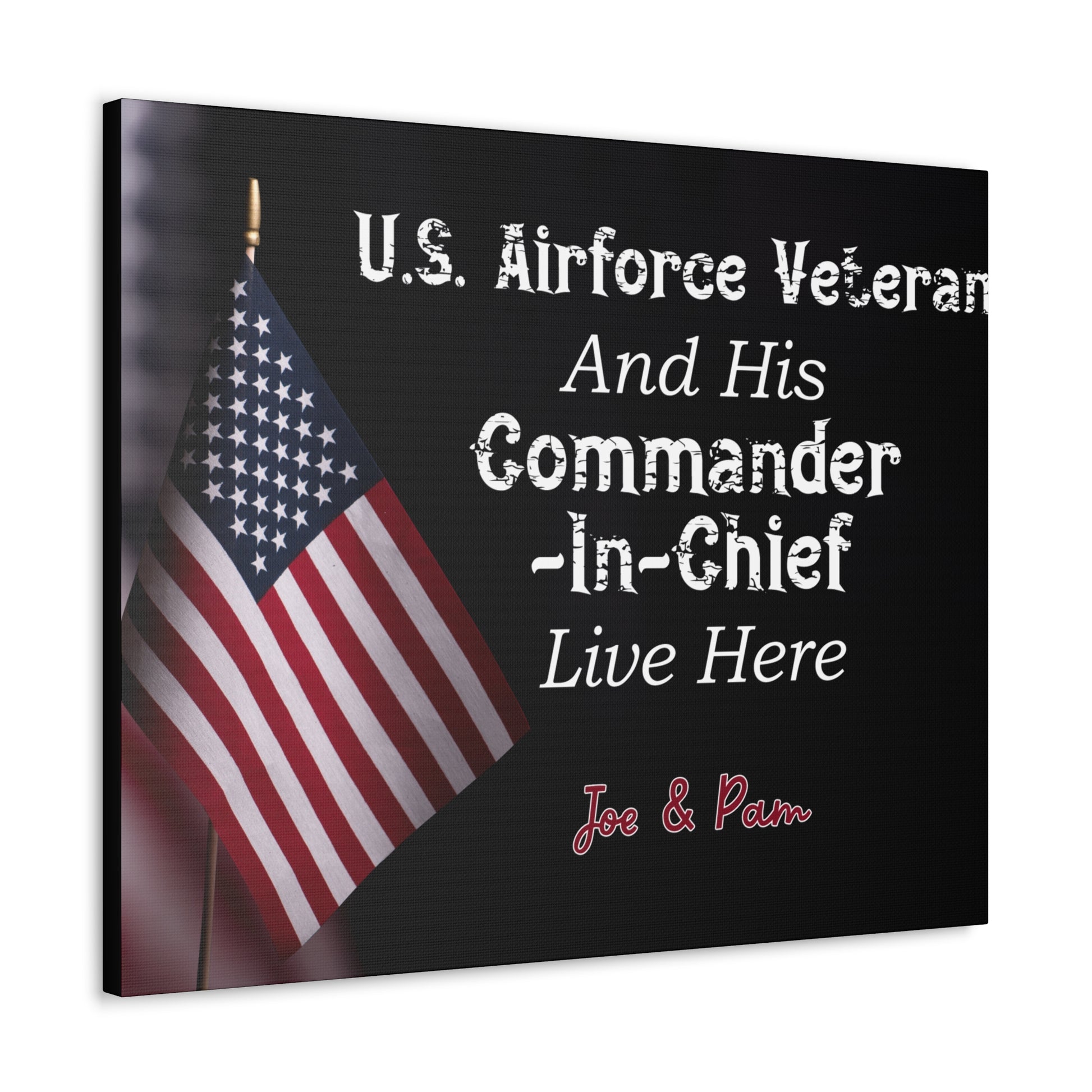 Custom "Us Airforce Veteran" Wall Art - Weave Got Gifts - Unique Gifts You Won’t Find Anywhere Else!