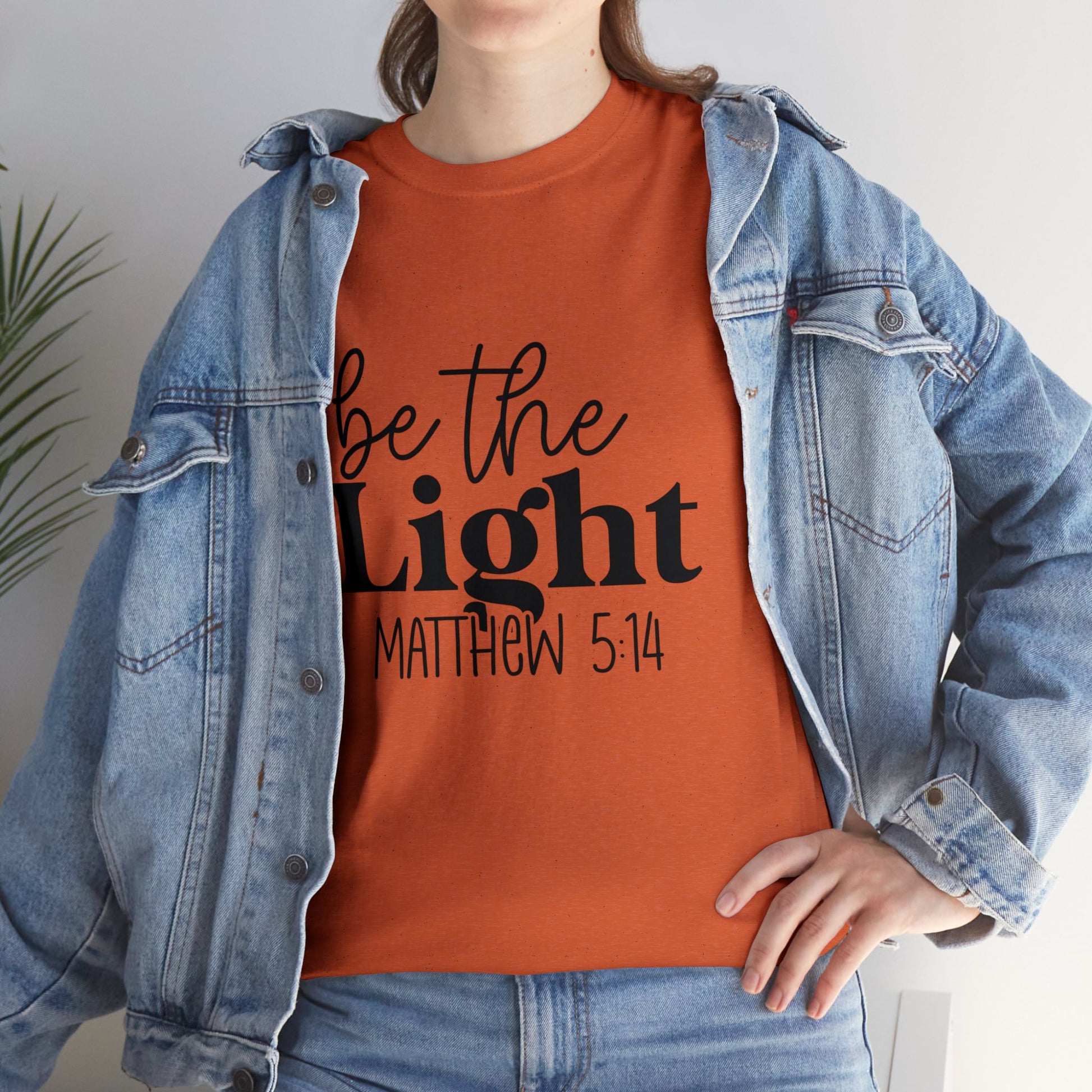 "Be The Light - Matthew 5:14" T-Shirt - Weave Got Gifts - Unique Gifts You Won’t Find Anywhere Else!