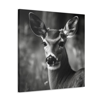 "Black & White Doe" Hunting Wall Art - Weave Got Gifts - Unique Gifts You Won’t Find Anywhere Else!