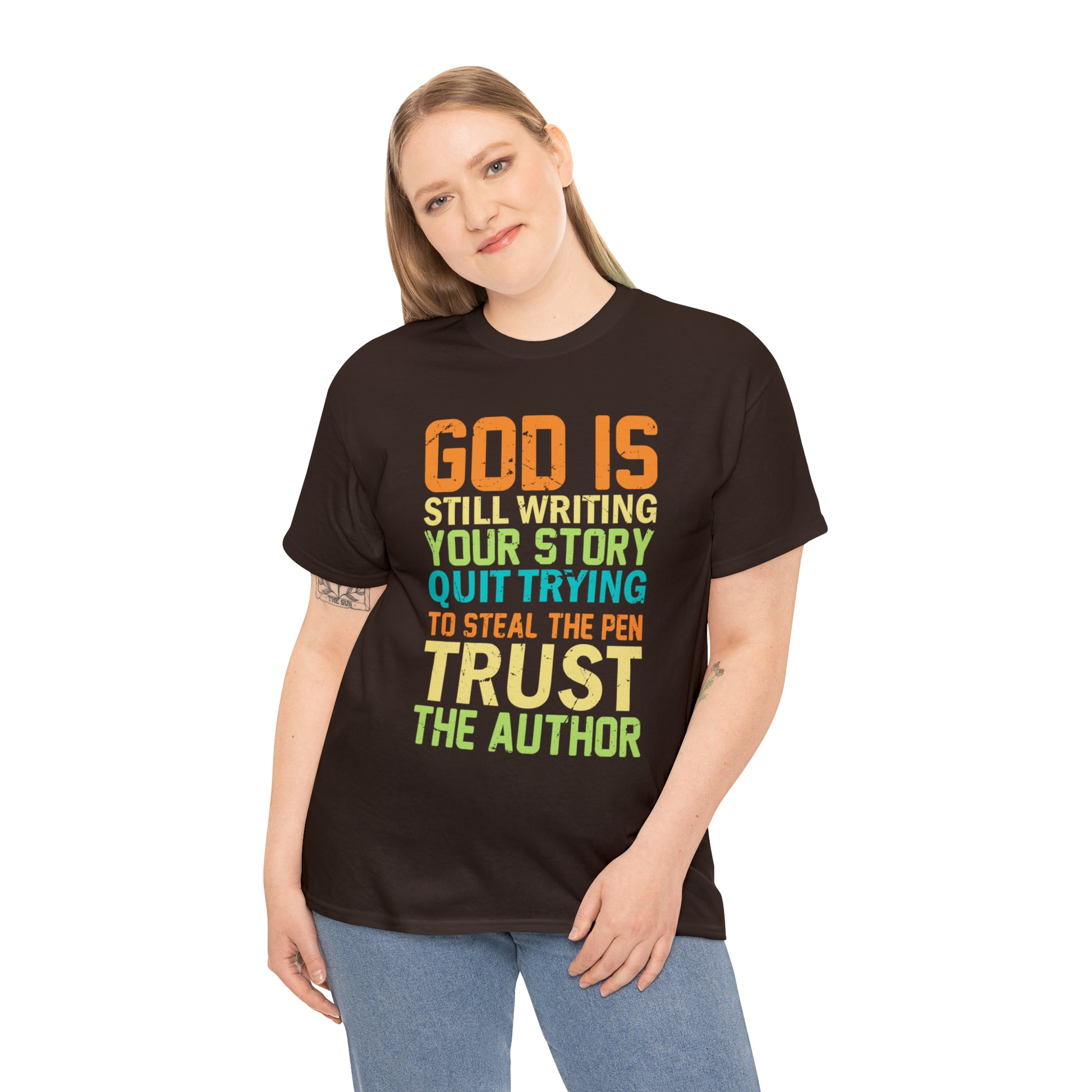 "God Is Still Writing Your Story" T-Shirt - Weave Got Gifts - Unique Gifts You Won’t Find Anywhere Else!
